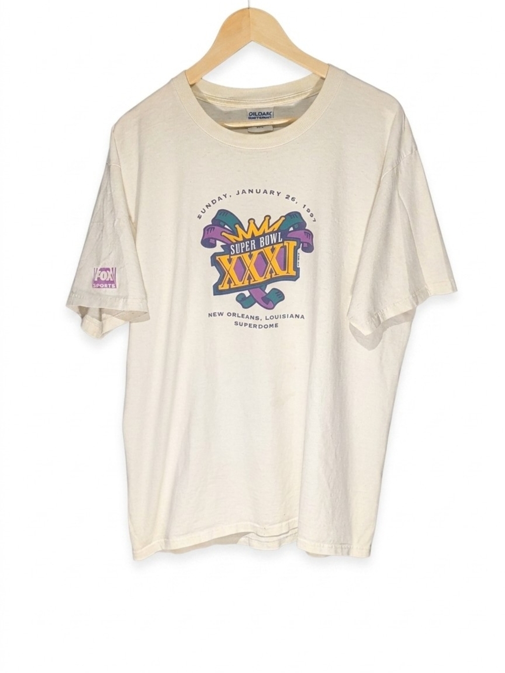 Vintage Super Bowl XI T-Shirt, 1997 New Orleans